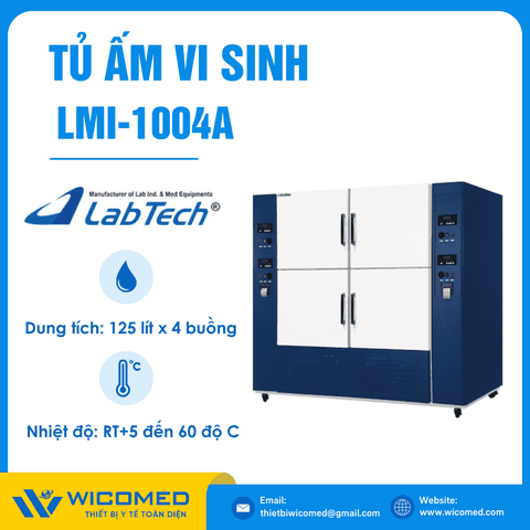 Tủ Ấm Vi Sinh 4 Buồng 500 Lít Labtech LMI-1004A