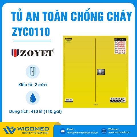 Tủ An Toàn Chống Cháy Zoyet ZYC0110 | 410 Lít (110 Gal)