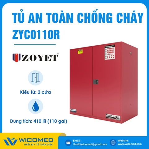 Tủ An Toàn Chống Cháy Zoyet ZYC0110R | 410 Lít (110 Gal)