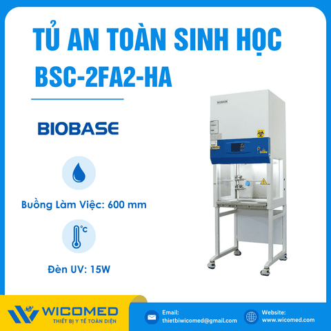 Tủ An Toàn Sinh Học Cấp II 700mm Biobase BSC-2FA2-HA (Màn Hình Cảm Ứng)