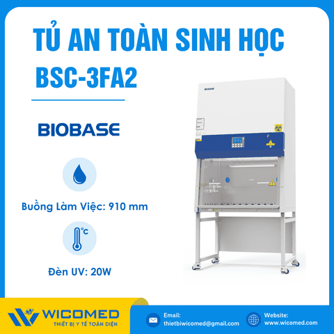 Tủ An Toàn Sinh Học Cấp II 1087mm Biobase BSC-3FA2