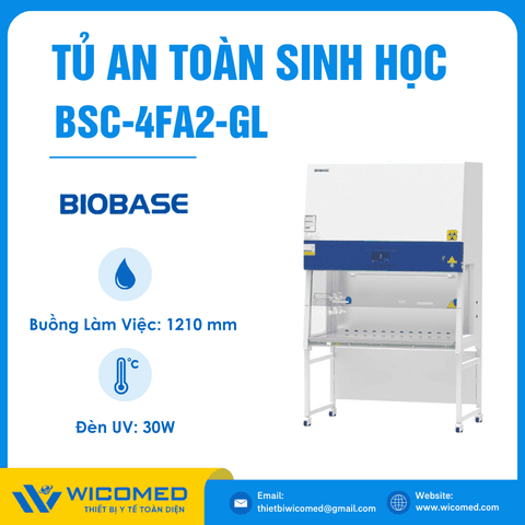 Tủ An Toàn Sinh Học Cấp II 1383mm Biobase BSC-4FA2-GL (Màn Hình Cảm Ứng)