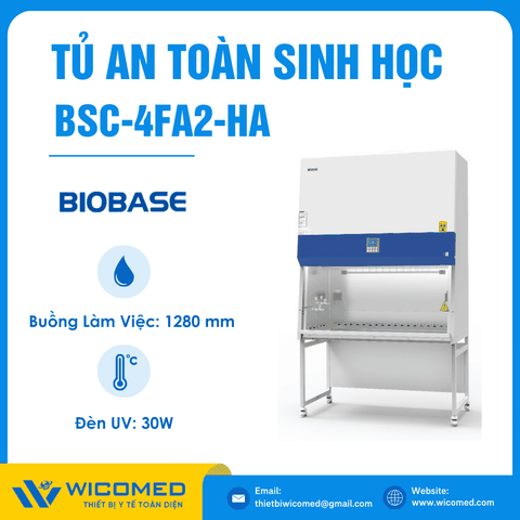 Tủ An Toàn Sinh Học Cấp II 1383mm Biobase BSC-4FA2-HA (Màn Hình Cảm Ứng)