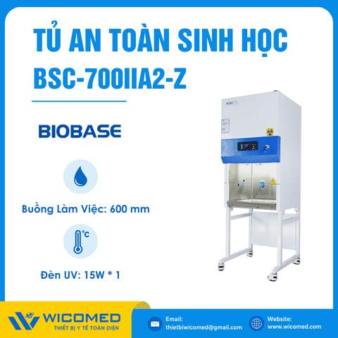 Tủ An Toàn Sinh Học Cấp II 700mm Biobase BSC-700IIA2-Z
