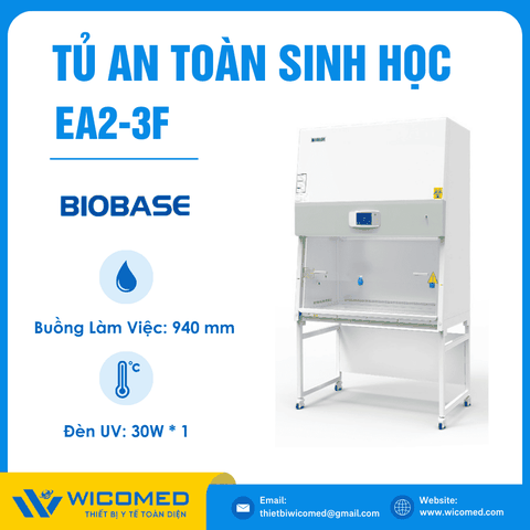 Tủ An Toàn Sinh Học Cấp II 1100mm Biobase EA2-3F (Màn Hình Cảm Ứng)