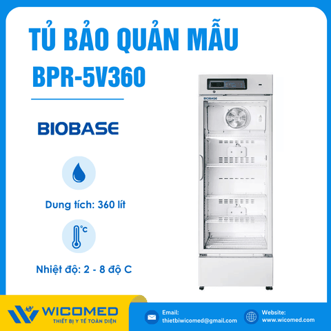 Tủ Bảo Quản Dược Phẩm - Vắc Xin 360 Lít Biobase BPR-5V360