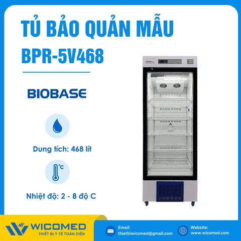 Tủ Bảo Quản Dược Phẩm - Vắc Xin 468 Lít Biobase BPR-5V468