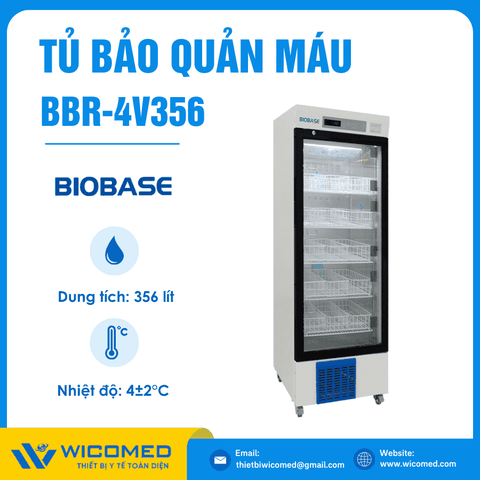 Tủ Bảo Quản Máu 4 Độ C 356 Lít Biobase BBR-4V356