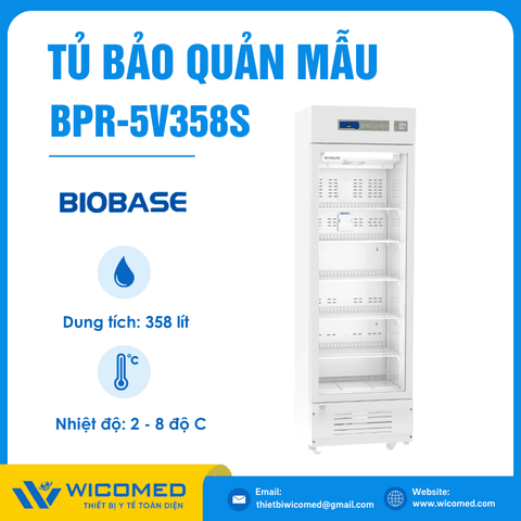 Tủ Bảo Quản Dược Phẩm - Vắc Xin 358 Lít Biobase BPR-5V358S