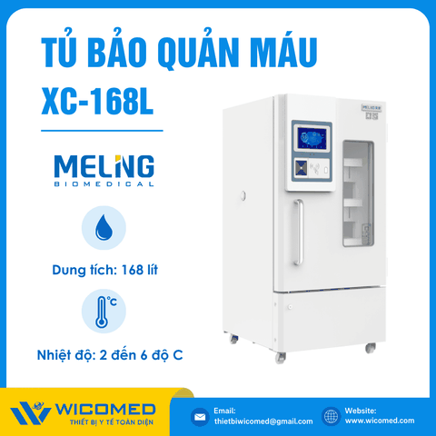 Tủ Bảo Quản Máu 168 Lít Meling XC-168L