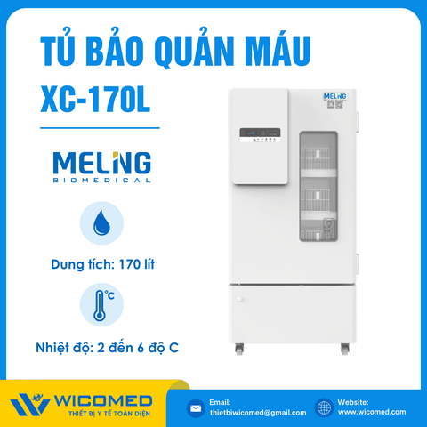 Tủ Bảo Quản Máu 170 Lít Meling XC-170L