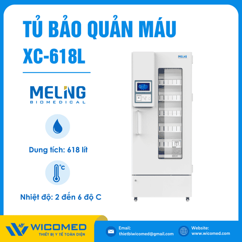 Tủ Bảo Quản Máu 618 Lít Meling XC-618L