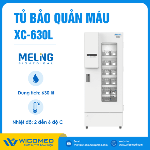 Tủ Bảo Quản Máu 630 Lít Meling XC-630L