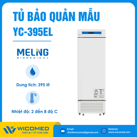 Tủ Bảo Quản Dược - Vacxin 2-8 độ C 395 Lít Meling YC-395EL