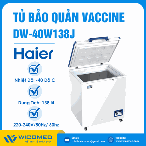 Tủ Bảo Quản -40 Độ C Hãng Haier DW-40W138J