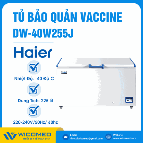 Tủ Bảo Quản -40 Độ C Hãng Haier DW-40W255J