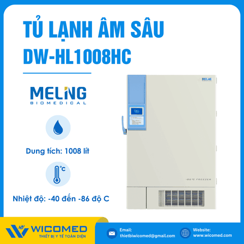 Tủ Lạnh Âm Sâu -86 độ C 1008 Lít Meling DW-HL1008HC