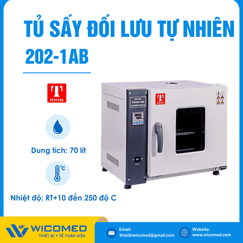Tủ Sấy Đối Lưu Tự Nhiên 70 Lít Taisie 202-1AB