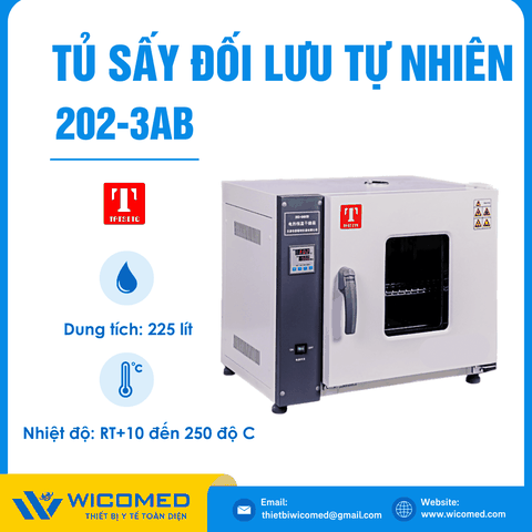 Tủ Sấy Đối Lưu Tự Nhiên 225 Lít Taisie 202-3AB