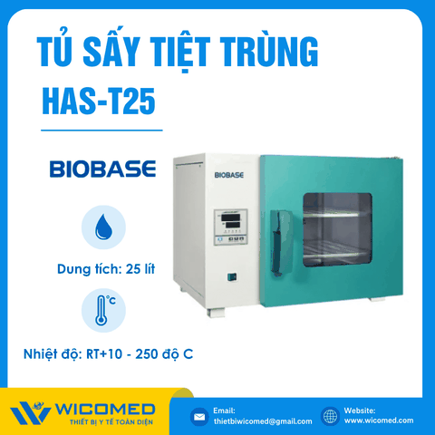 Tủ Sấy Tiệt Trùng 25 Lít Biobase HAS-T25