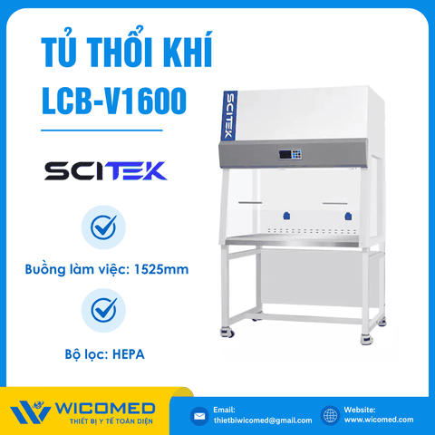 Tủ Thổi Khí Scitek LCB-V1600 | 1525mm