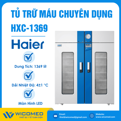 Tủ Trữ Máu Chuyên Dụng Haier HXC-1369 | 1369 Lít