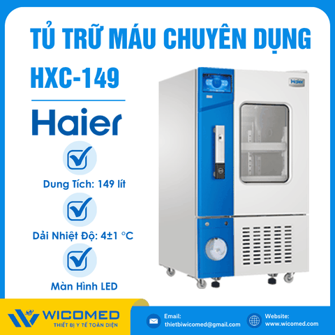 Tủ Trữ Máu Chuyên Dụng Haier HXC-149 | 149 Lít