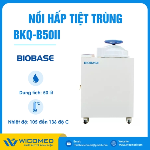 Nồi Hấp Tiệt Có Sấy Biobase BKQ-B50II | 50 Lít