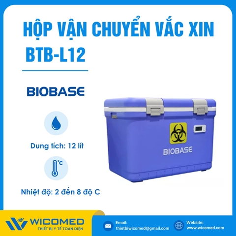 Hộp Vận Chuyển Vacxin/ Dược 2-8 độ C BTB-12 | 12 Lít