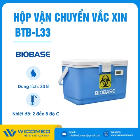 Hộp Vận Chuyển Vacxin/ Dược 2-8 độ C BTB-33 | 33 Lít