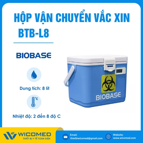 Hộp Vận Chuyển Vacxin/ Dược 2-8 độ C BTB-8 | 8 Lít