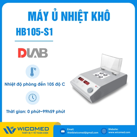 Máy Ủ Nhiệt Khô 105 Độ C Dlab HB105-S1