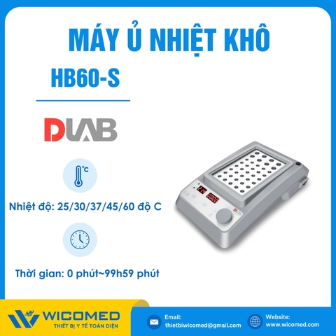 Máy Ủ Nhiệt Khô 60 Độ C Dlab HB60-S