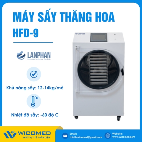Máy Sấy Thăng Hoa (Máy Đông Khô) HFD-9 | 12-14kg/1 Lần Sấy