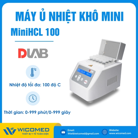 Máy Ủ Nhiệt Khô Mini 100 Độ C Dlab MiniHCL 100