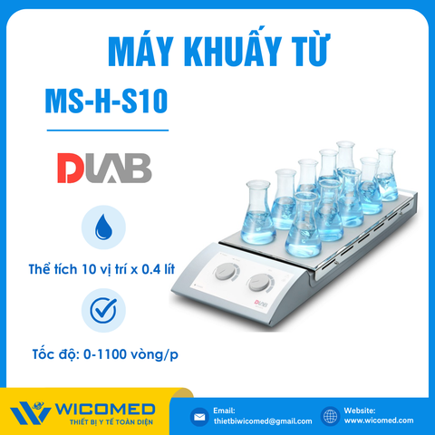 Máy Khuấy Từ Gia Nhiệt Dlab - Mỹ MS-H-S10