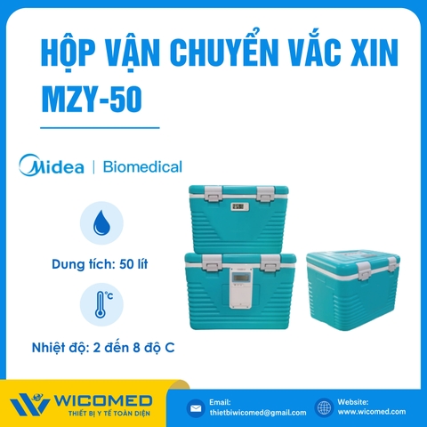 Hộp Vận Chuyển Vacxin/ Dược 2-8 độ C MZY-50 | 50 Lít