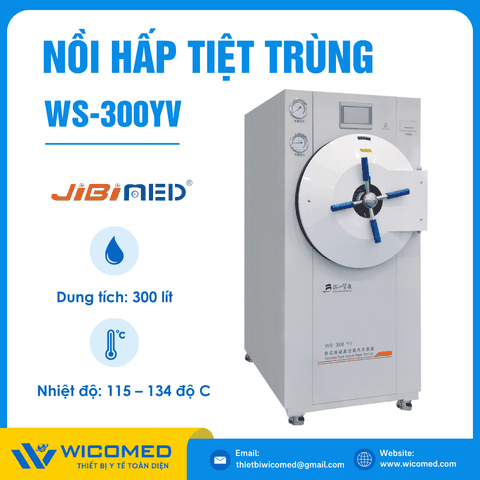 Nồi Hấp Tiệt Trùng Dung Tích Lớn 300 Lít Jibimed WS-300YV
