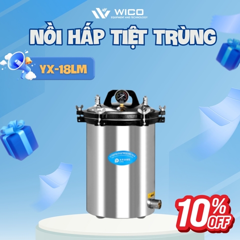 Nồi Hấp Tiệt Trùng Để Bàn 18 Lít Jibimed YX-18LM