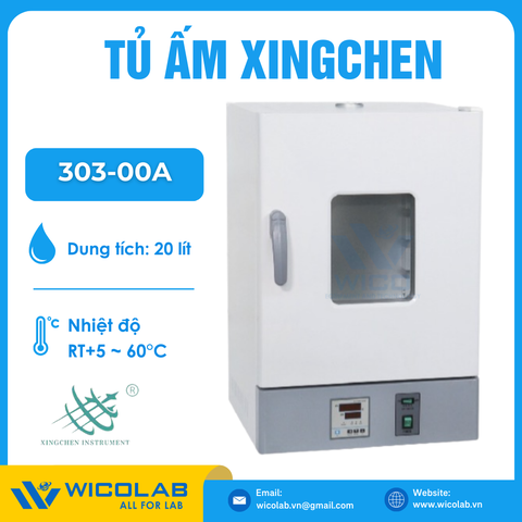 Tủ Ấm Vi Sinh Xingchen Trung Quốc 303-00A | 20 Lít - Buồng Thép