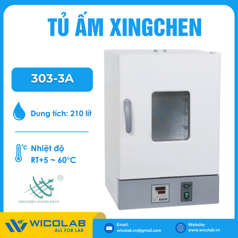 Tủ Ấm Vi Sinh Xingchen 303-3A | 210 Lít - Buồng Thép