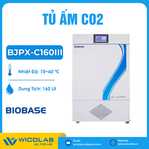 Tủ Ấm CO2 Màn Hình LED Biobase Trung Quốc BJPX-C160III | 160 Lít
