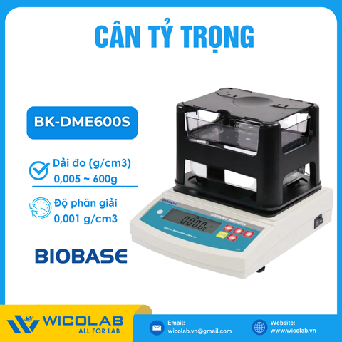 Cân Tỷ Trọng Đo Mẫu Rắn Biobase BK-DME600S | 600 Gram