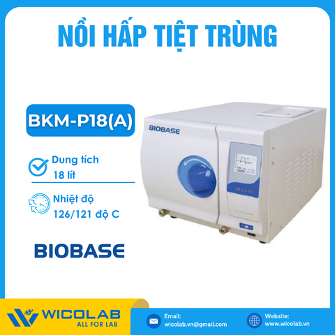 Nồi Hấp Tiệt Trùng Để Bàn Biobase BKM-P18(A) | 18 Lít