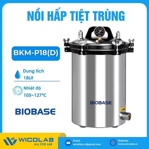 Nồi Hấp Tiệt Trùng Để Bàn Biobase BKM-P18(D) | 18 Lít