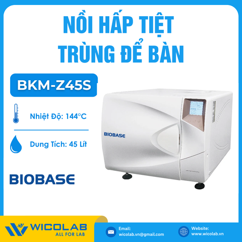 Nồi Hấp Tiệt Trùng Để Bàn Class S Biobase BKM-Z45S | 45 Lít