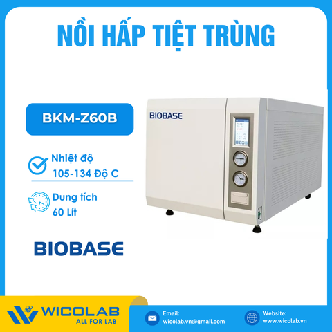 Nồi Hấp Tiệt Trùng Sấy Chân Không Biobase Trung Quốc BKM-Z60B | 60 Lít