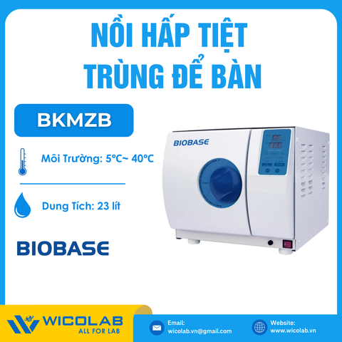 Nồi Hấp Tiệt Trùng Để Bàn Class B Biobase Trung Quốc BKMZB | Sấy Chân Không
