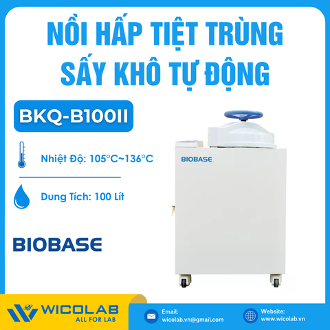 Nồi hấp Tiệt Trùng Sấy Khô Tự Động Biobase BKQ-B100II | 100 Lít