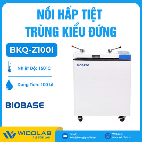 Nồi hấp Tiệt Trùng Kiểu Đứng Biobase BKQ-Z100I | 100 Lít